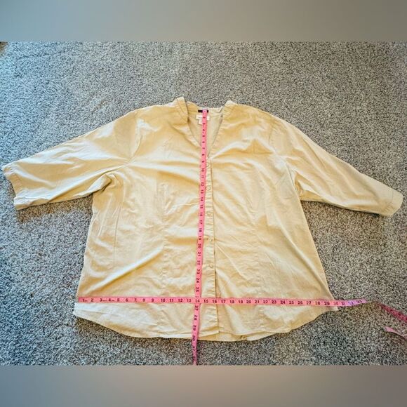 Plus Size AVENUE Stretch Blouse Top Shirt Size 4X or 30/32 - Picture 3 of 8